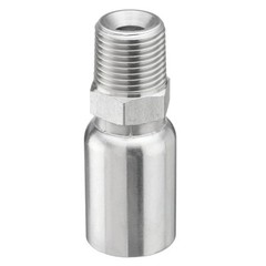 12Pack 1/2″ I.D. Hose x 1/2″ NPTF Male Hydraulic Hose End Crimp Fittings w/Cover