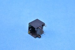 100 Amphenol Jack Modular Connector 8p8c RJ45 Ethernet 90 Angle Right Unshielded