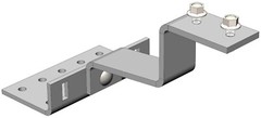 Magerack Top Mount Tile Hook Bracket w Flashing Solar Panel PV Module Mounting