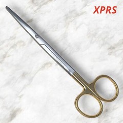 TC Metzenbaum Scissors, 7”, Straight, Blunt Tips, Premium German Stainless