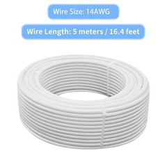 14 Gauge High Temperature Wire 16.4Ft, -76-932 ℉ 14 AWG Mica Fiberglass Elect…