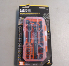 NEW – Klein Tools 65300 Impact Rated Pass Thru Socket Wrench Set – FREE SHIPPING