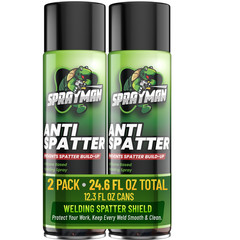 Sprayman Anti Spatter Spray, 12.3 fl oz – 2 Pack