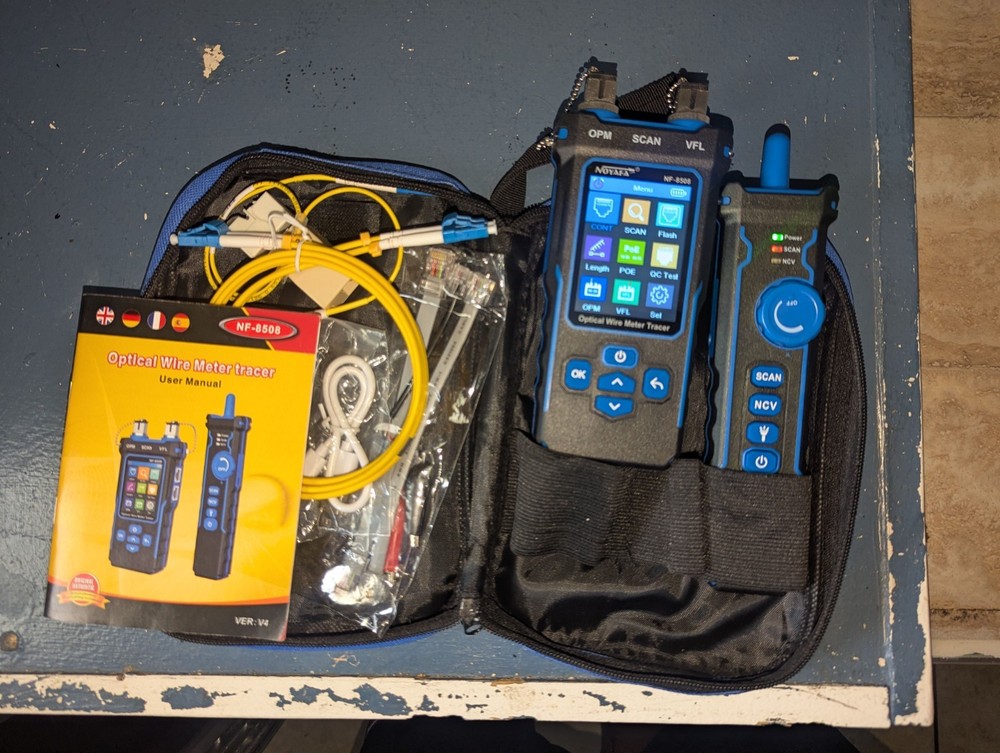 NOYAFA NF-8508 Network Cable Tester with Optical Power Meter, CAT5 CAT6 Cable…