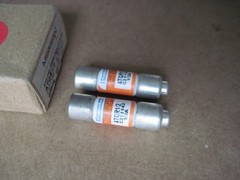 (Qty 2) Mersen ATQR1/2 Fuses, 1/2A 0.5A, Time Delay, 600V, Class CC, Amp-Trap 2K