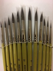 12 PIECE SQUIRRELHAIR ARTIST BRUSH