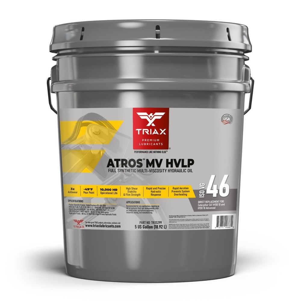 TRIAX Atros MV HVLP 46 Full Synthetic Hydraulic Oil (5 Gallon Pail)