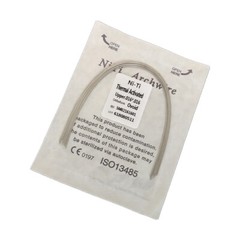 Dental Orthodontic Heat Thermal Activated Niti Rectangular Arch Wires Arcs
