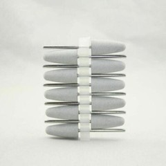 50 Pcs Dental Lab Silicone Rubber Polishers Diamond Polishing Burs 2.35 mm
