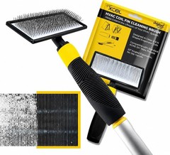 Ergonomic HVAC Coil Cleaner Brush – Chemical-Free for Safe AC Maintenance