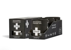 STRAP Black Bamboo Hypoallergenic Body Tape | Sports Tape, Athletic Tape, Kin…