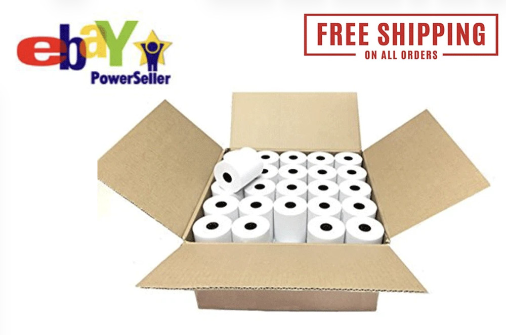 3 1/8″ x 230′ THERMAL POS RECEIPT PRINTER ROLL PAPER BPA FREE USA 50 ROLLS – NEW