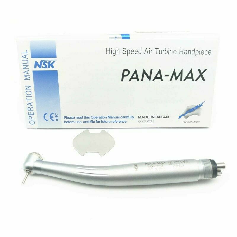 Dental High Speed Handpiece Large Head Push Button Handpiece M4 4 Hole US STOCK