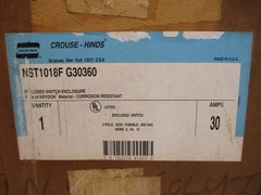 CROUSE-HINDS NST1018F G30360 600VAC 30A NSMP
