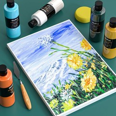 Nicpro 18 Colors Large Acrylic Paint Set, 8.45 Fl Oz (Pack of 18), 18