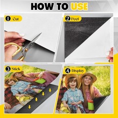 8x5ft Extra Large Customizable Magnetic Adhesive Sheet Roll – 30mil Thickness