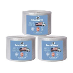 Bubble Wrap Roll 175ft 3/16 Perforated Cushioning Small Bubble Wrap Sheets 175ft