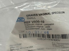 Graves VAGINAL SPECULUM Stainless Steel Petit Small New