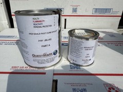 NEW QUESTMARK WATER-BASED EPOXY COATING 3181 BLUE KIT HIGH BUILD FAST CURE BLUE