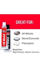 J-B Weld Original Epoxy – 2-Pack, Steel Reinforced, High Strength, Dark Grey