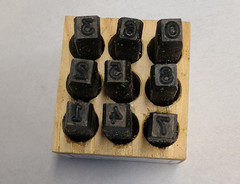 Young Bros 3/16″ Figure Steel Stamps Heavy Duty 4.8 mm item 05093
