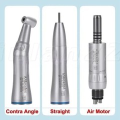 Dental Slow Low Speed Straight Handpiece Air Motor 4Holes E-type NSK STYLE WY4