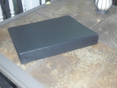Vintage Norwood 1.5″ 3-Ring Binder, Black Pebble Textured Finish