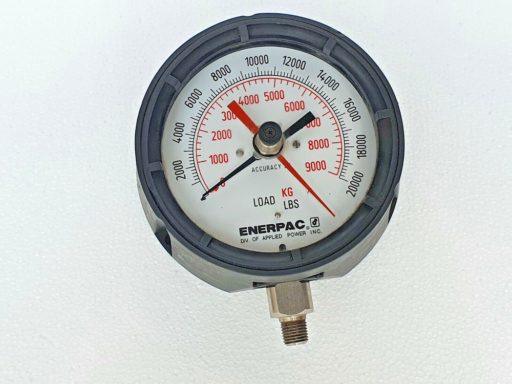 ENERPAC Load Cell Gauge 9000 Kg / 20000 Lbs, Series L-10 # NEW