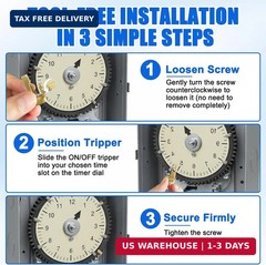 10 Pcs Time Switch Trippers Replacement Kit, Compatible with 156T1978A and Inter