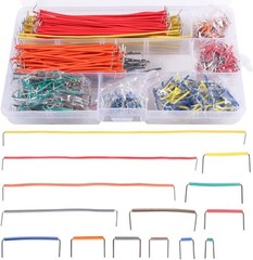 Jumper Wire Kit – 840 Piece Breadboard Jumper Wire Set, 14 Assorted Lengths for