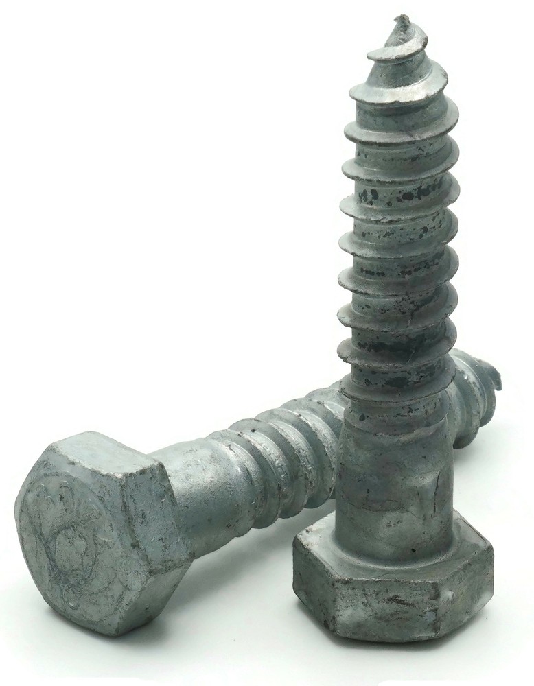 3/8″-7 Hex Lag Screws Hot Dip Galvanized Hex Head Lag Bolts – Select Length