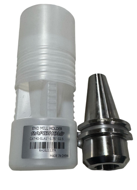 RapidHold CAT-40-SLA End Mill Holder 1″ x 1.75″ G2.5 Balanced