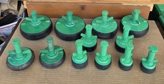Greenlee 859-4 859 Pvc Plug Set 2″ – 6″, 12 Pc W/ Case