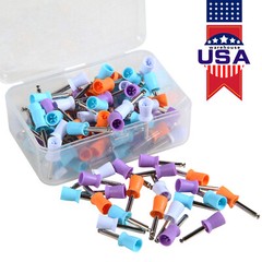 100-1000*Dental Rubber Prophy Tooth Teeth Polish Polishing Cups Latch Type Brush