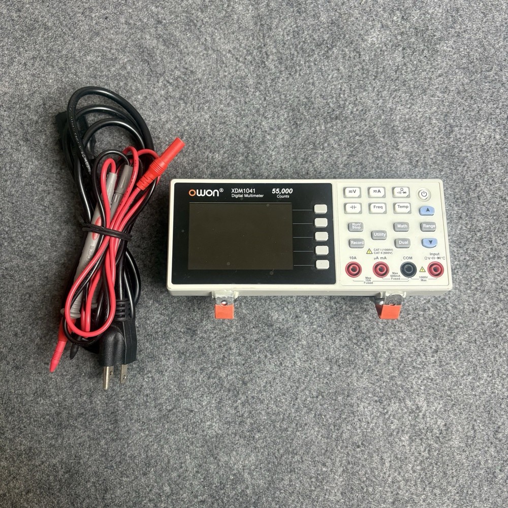 OWON XDM1041 Digital Multimeter 55,000 Counts Bench Meter w/ Leads Tested