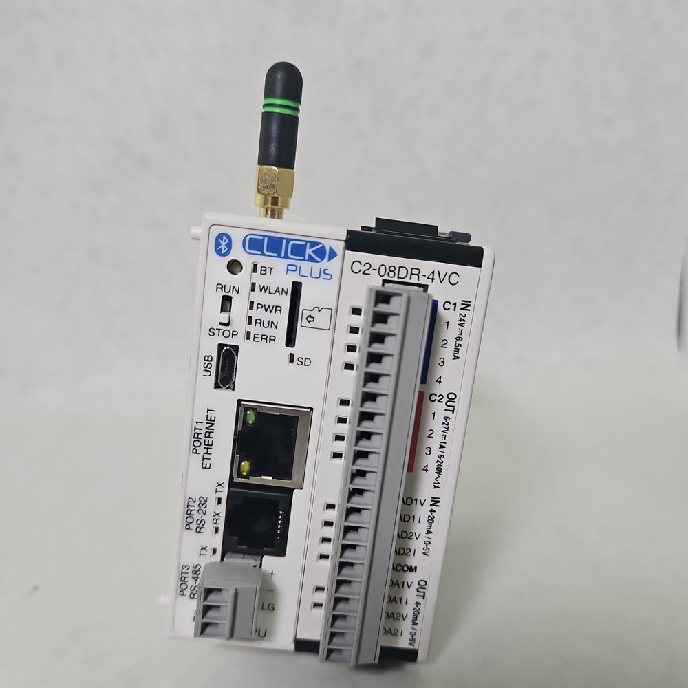 AutomationDirect CLICK PLUS PLC Bundle – C2-03CPU + C2-08DR-4VC