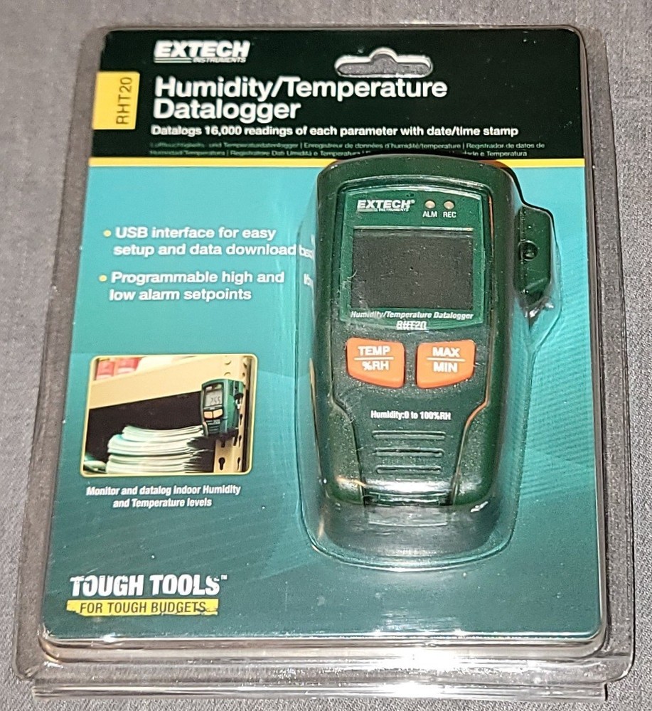 Extech RHT20 Humidity/Temperature Datalogger – New