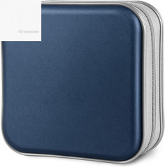 Siveit 48 CD DVD Case Holder Hard Plastic Disc Storage Wallet Binder Car Travel