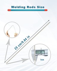 25 Sticks Brazing Rods ，Silver Solder 15% ，9.84″ Φ 1/25″