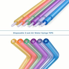 OneMed Disposable Dental 3-Way Air Water Syringe Spray Tips Triple Nozzles 500