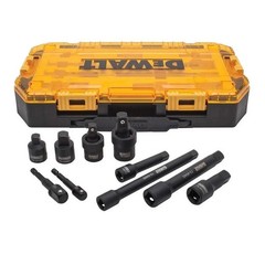DeWalt Accessory Kit 10 Piece 1/2″ and 3/8″ Drive DWMT74741CL New