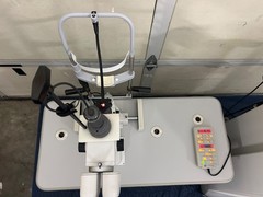 Lumenis Novus Varia Tricolor Ophthalmic Laser paired with SL950LM Slit Lamp 1000