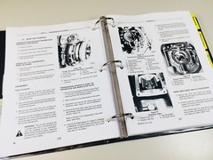 Ford 555A 555B 655A Tractor Loader Backhoe Service Repair Manual In Shop Binder