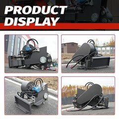 Free Shipping Swing Head Stump Breaker Attachment for Mini Skid Steers in USA