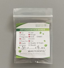 Dental Orthodontic 1st Molar Bands Prewelded Buccal Tube Roth.022 U1/L1 29#-44+#