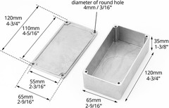 Aluminium Stomp Box Enclosures, 3 Pcs, DIY Guitar Pedal Cases, Unfinished