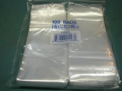 1,000 3 x 12 2 Mil Zip lock Top Seal Clear Poly Bags Incense, Jewelry, Food, FDA