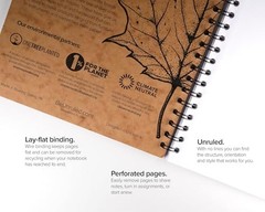 Unruled Classic Blank Spiral Notebook, 60lb Premium Plain 10.5″ x 8″, White