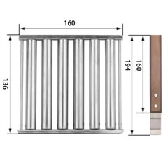 Stainless Steel Hot Dog Roller Rustproof and Corrosion resistant Hot Dog Roller