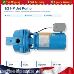 For Utility 1/2 HP 115/230V Self Priming Water Pump 30-50 PSI US